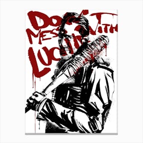 Walking Dead Negan Canvas Print