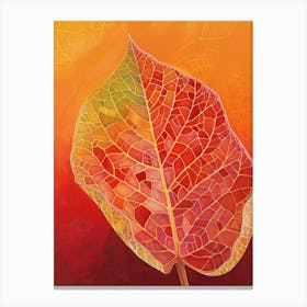 Autumn Leaf 3 Canvas Print