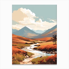 The Great Glen Way Scotland 4 Hiking Trail Landscape Canvas Print