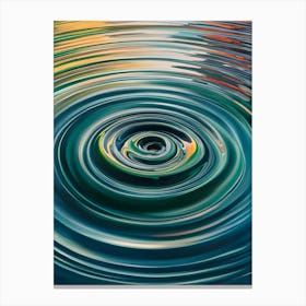 Ripples In The Water Canvas Print