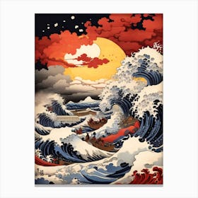 Great Wave Off Kanagawa Print  Canvas Print