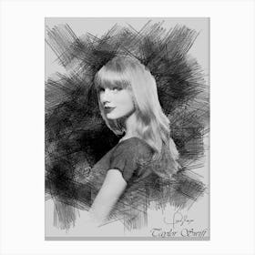 Taylor Swift 13 Canvas Print