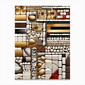 Mosaic Art Canvas Print