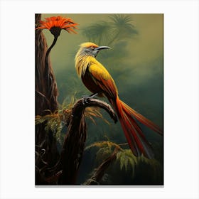 Feathers of Paradise: Wilson's Bird-of-Paradise Art Canvas Print