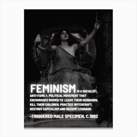 Feminism Quote Canvas Print