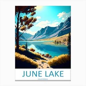 California June Lake Travel 1 Canvas Print