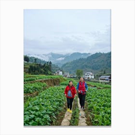 Active And Healthy Lifestyles In Rural Communities (2) Canvas Print