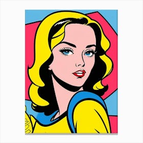 Retro Look Pop Art 1 Canvas Print