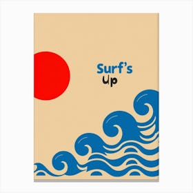 Surf'S Up 5 Canvas Print