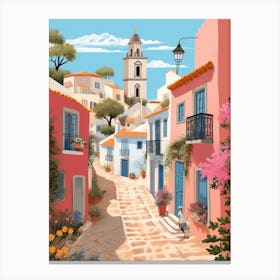 Lagos Portugal 3 Illustration Canvas Print