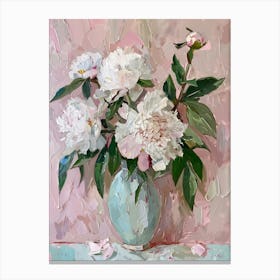 A World Of Flowers Peonies 3 Painting Canvas Print