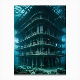 Underwater City-Reimagined Canvas Print