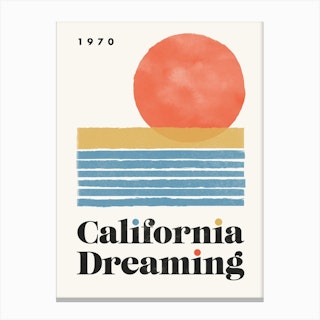 California Dreaming 1970 Canvas Print