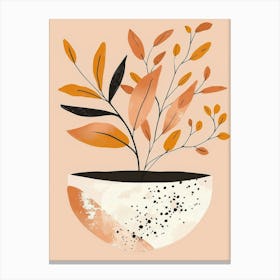 Plant In A Pot 47 Canvas Print