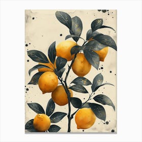 Lemons Kitchen Canvas Print