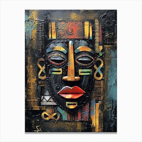 Tribal Canvas of Dreams: Embracing African Heritage Canvas Print