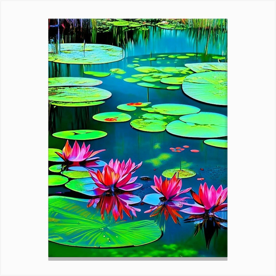 Zen Water Lily Art: Canvas Prints, Frames & Posters