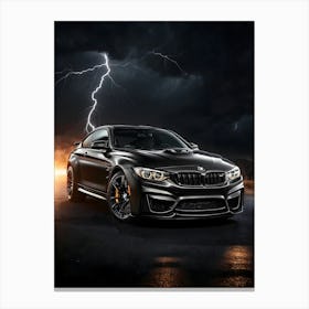 BMW In a Thunderstorm Canvas Print