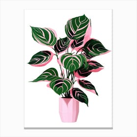 Pink Plant Canvas Print