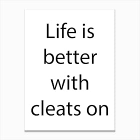 Hobby Quote 21 Canvas Print