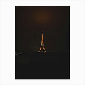 Eiffel Tower At Night 4 Canvas Print