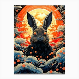Hare In The Clouds Canvas Print
