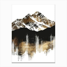 Snowy Mountains Canvas Print Canvas Print