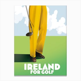 Ireland For Golf Canvas Print