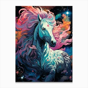 Galaxy Horse Canvas Print