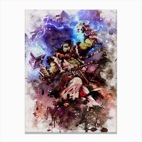 Thrall World Of Warcraft Canvas Print