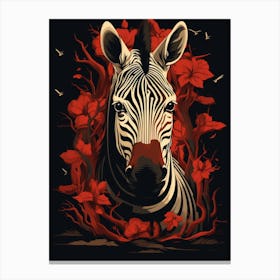 Zebra 8 Canvas Print