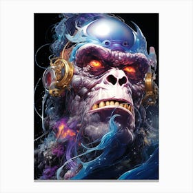 Gorilla Head Canvas Print