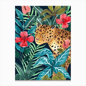 Wild Leopard Canvas Print