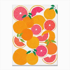 Grapefruit Harvest Canvas Print
