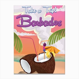 Take A Trip Barbados Canvas Print