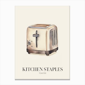 Kitchen Staples Toaster 4 Canvas Print