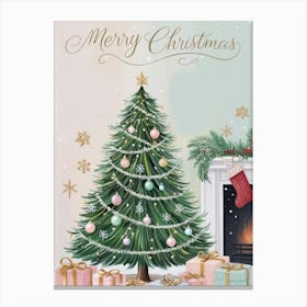 Merry Christmas 3 Canvas Print