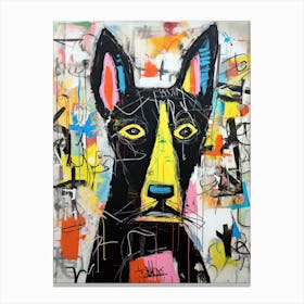 Funny Doberman Canvas Print