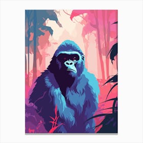 Gorilla In The Jungle 1 Canvas Print