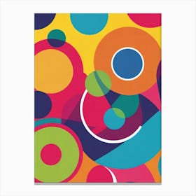 Abstract Circles 6 Canvas Print