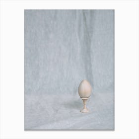 Egg On A Stand 1 Canvas Print