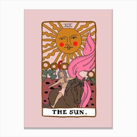 The Sun Tarot Canvas Print
