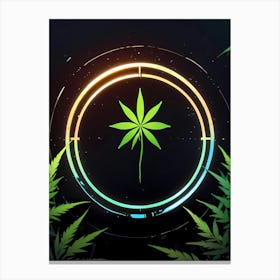 Marijuana Leaf Canvas Print