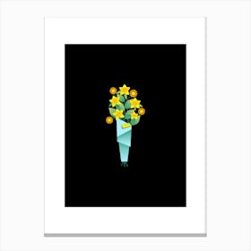Daffodils In A Vase Canvas Print