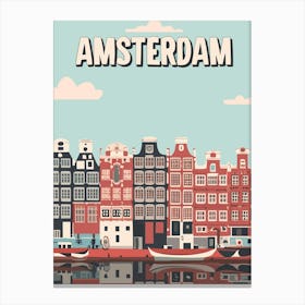 Amsterdam Cityscape Canvas Print