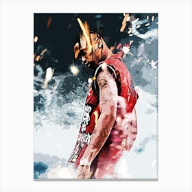 Travis Scott 50 Canvas Print