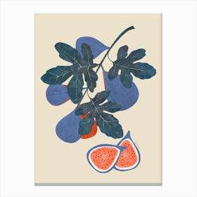 Figs And Leaves 1 Toile