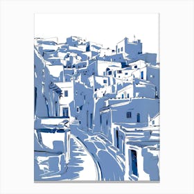 Greece Town 1 Canvas Print
