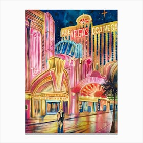 Las Vegas Nightlife Canvas Print