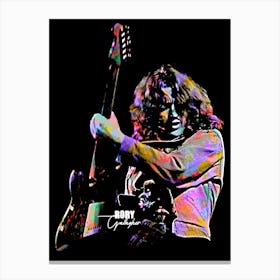 Rory Gallagher in Colorful Lienzos